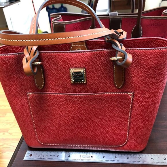 Dooney & Bourke Red Tote - Picture 10 of 13